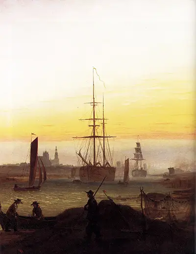 The Port of Greifswald Caspar David Friedrich